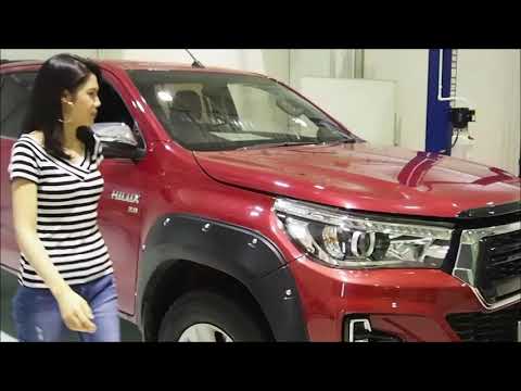 Hỗ trợ mở nắp capo Chính hãng Toyota Hilux