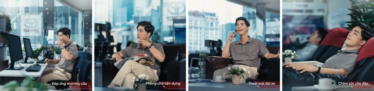 Không gian phòng chờ khách hàng